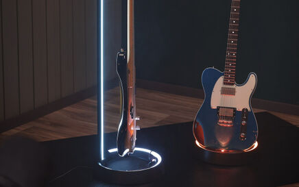 Gravity reveals new Glow Stands range for guitar and bass