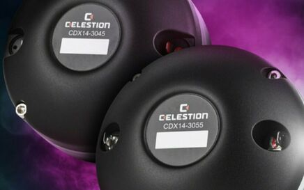 Celestion launches new CDX14-3055 and CDX-3045 compression drivers