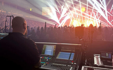 DiGiCo Quantum consoles used for Fall Out Boy’s So Much For (Tour) Dust tour