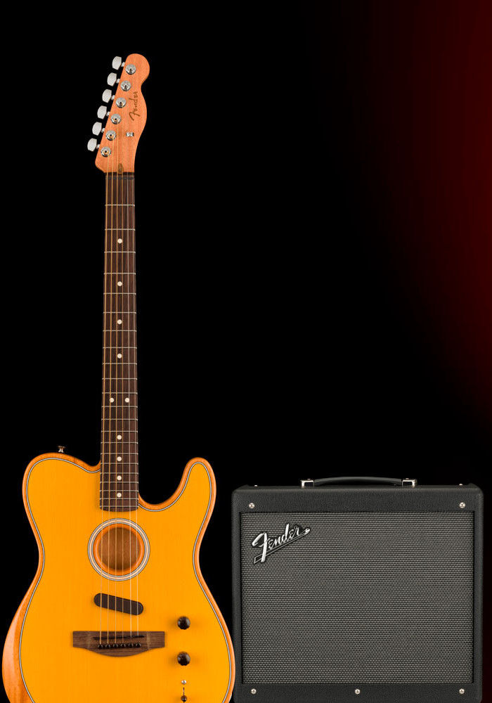 Win A Fender Acoustasonic Player Telecaster & Mustang Amp